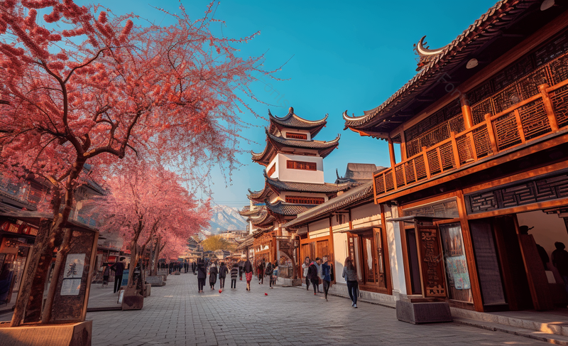 云南大理古城步行街著名地标旅游胜地,高清,摄影图,摄影图片,图片大全,摄影图免费下载